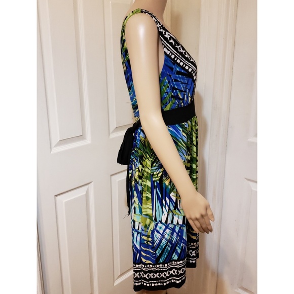 NWT| Connected Petite {TROPICAL PRINT DRESS} 14P - Picture 8 of 9